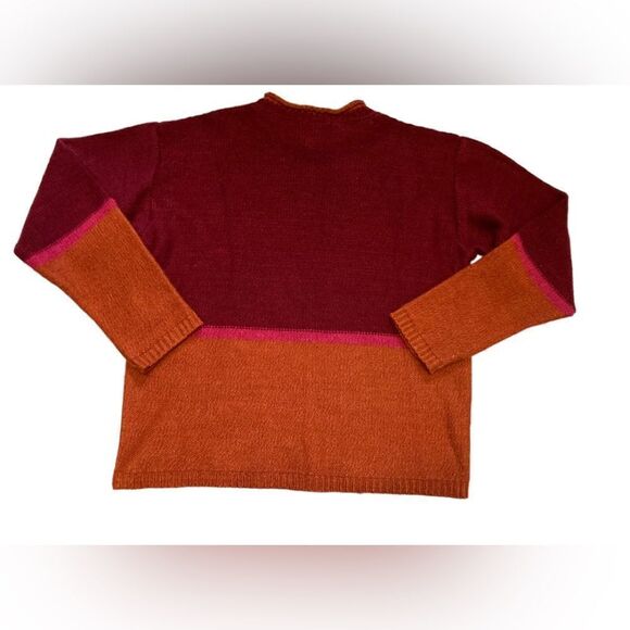 Deux Par Deux Orange Sweater Size 14 - Picture 2 of 5